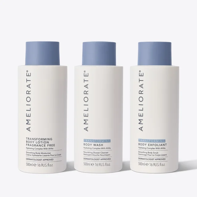 AMELIORATE Smooth Skin Supersize Bundle, Fragrance Free (Worth £83.00)